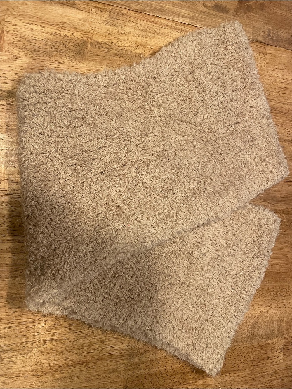 Cozy Plush Women's Scarf & Wrap - Beige